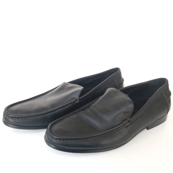 all black bally shoes